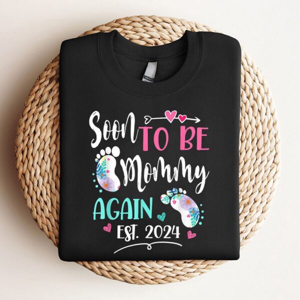 Womens Soon To Be Mommy Again 2024 Mothers Day Sweatshirt, Mother Sweatshirt, Sweatshirt For Mom, Mum Sweatshirt