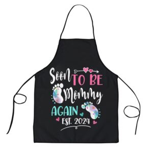 Womens Soon to be Mommy Again 2024 Mothers Day Apron Aprons For Mother s Day Mother s Day Gifts 1 apjps9.jpg