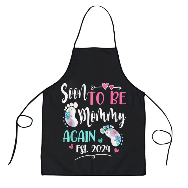 Womens Soon to be Mommy Again 2024 Mothers Day Apron, Aprons For Mother’s Day, Mother’s Day Gifts