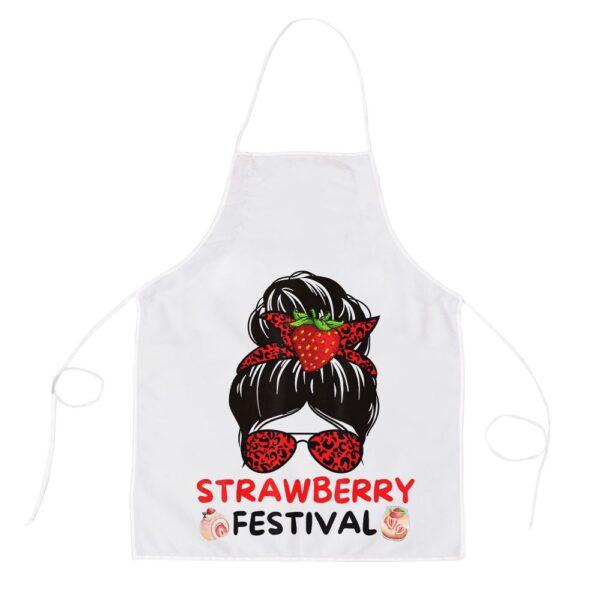 Womens Strawberry Festival Fruit Lover Mom Girl Cute Gifts Apron, Mothers Day Apron, Mother’s Day Gifts