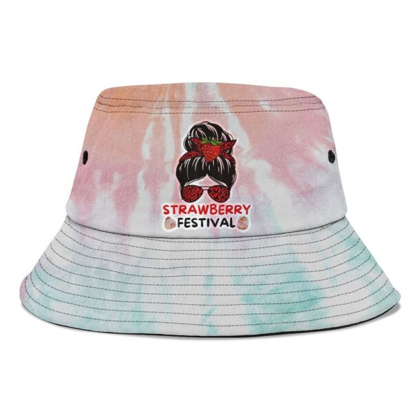 Womens Strawberry Festival Fruit Lover Mom Girl Cute Gifts Bucket Hat, Mother Day Hat, Mother’s Day Gifts