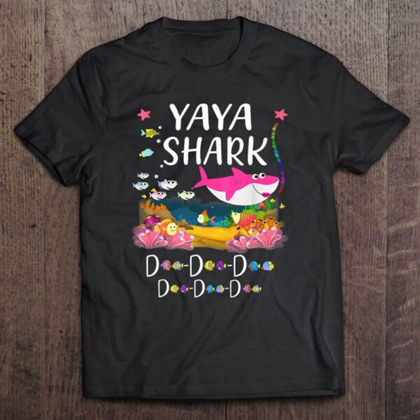 Yaya Shark Doo Doo Doo Shirt Mothers Day Gifts T-Shirt, Mother’s Day Shirts, Happy Mothers Day Shirts