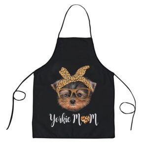 Yorkie Mom Yorkshire Leopard Dog Lovers Mothers Day 2024 Apron Aprons For Mother s Day Mother s Day Gifts 1 gughvf.jpg