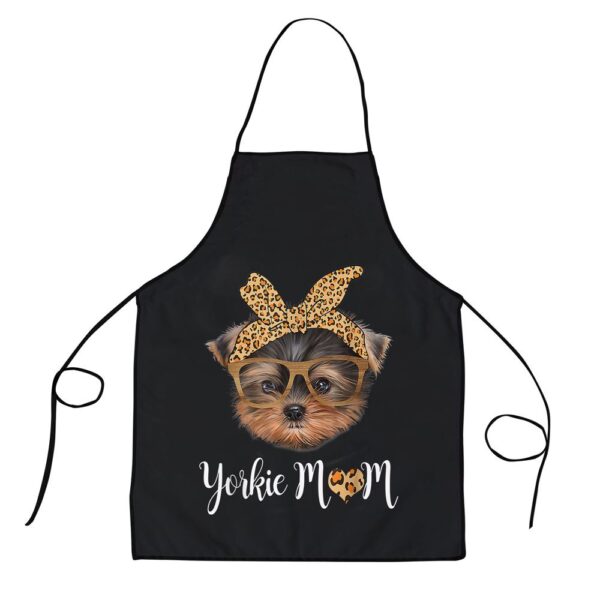 Yorkie Mom Yorkshire Leopard Dog Lovers Mothers Day 2024 Apron, Aprons For Mother’s Day, Mother’s Day Gifts