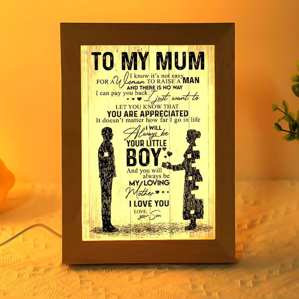 You Are Appreciated Frame Lamp Prints, Picture Frame Light, Frame Lamp, Mother’s Day Gifts