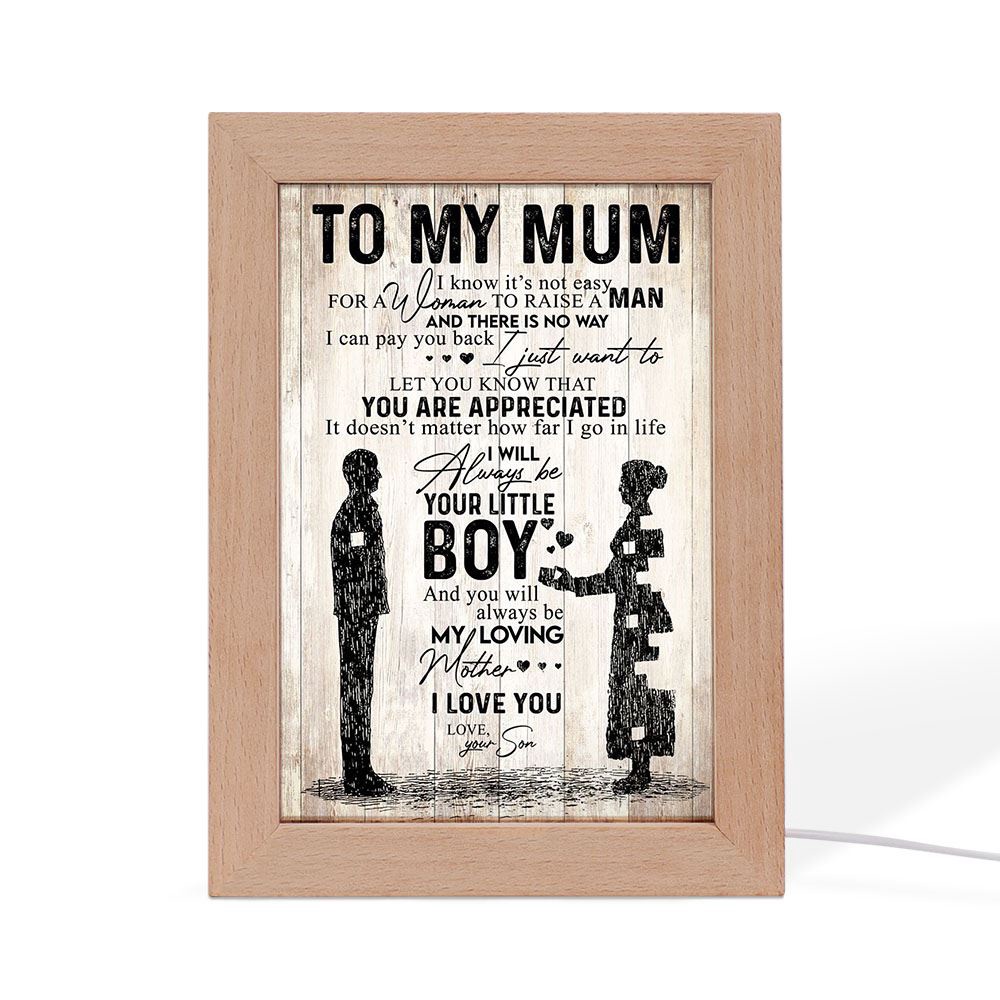 You Are Appreciated Frame Lamp Prints, Picture Frame Light, Frame Lamp, Mother’s Day Gifts