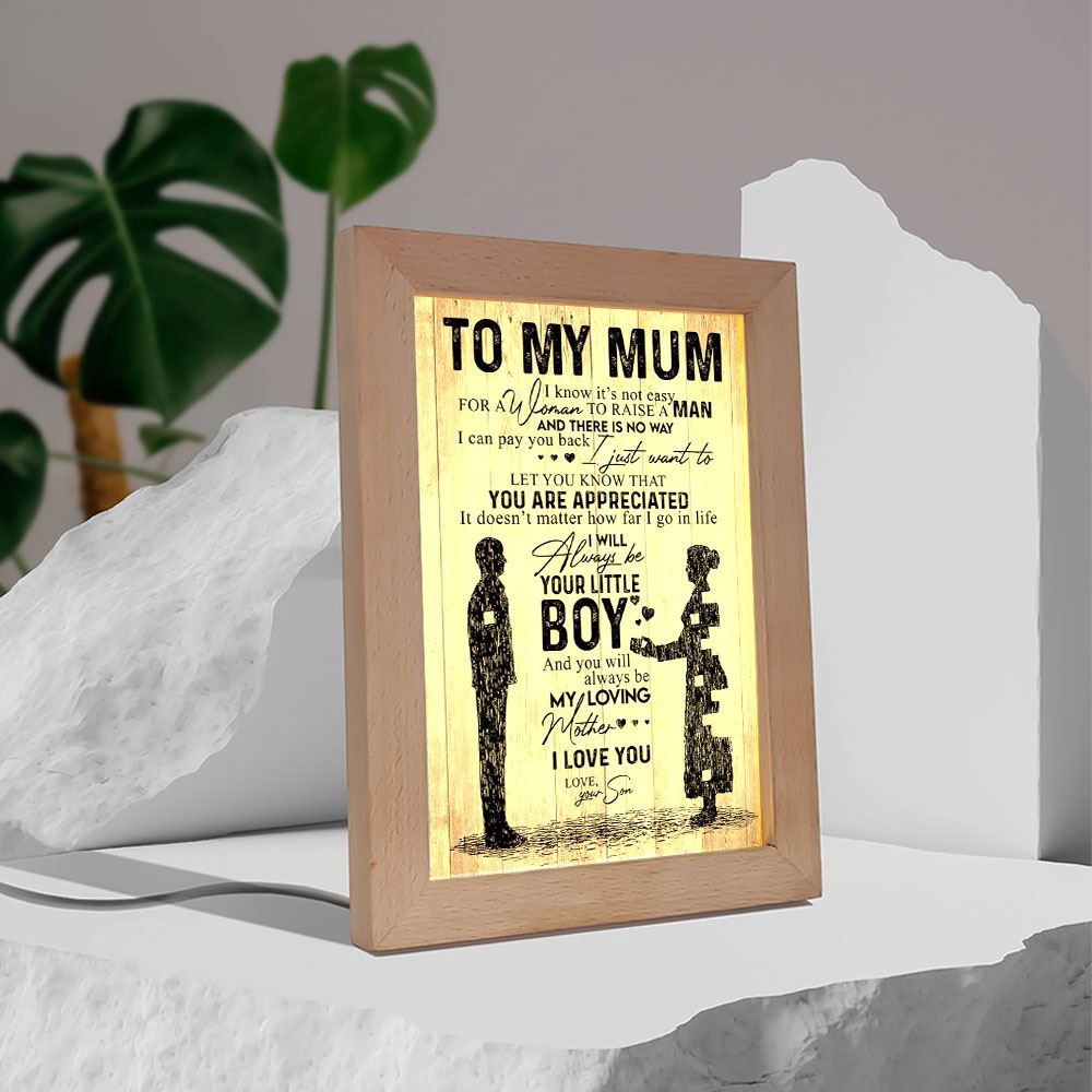 You Are Appreciated Frame Lamp Prints, Picture Frame Light, Frame Lamp, Mother’s Day Gifts