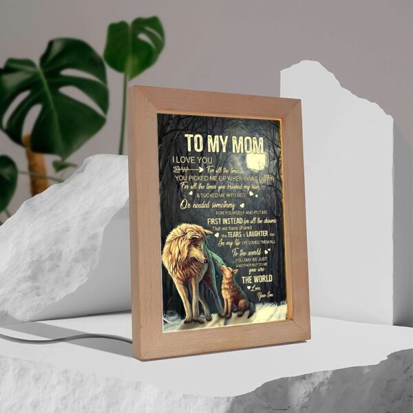 You’Re The World Frame Lamps, Picture Frame Light, Frame Lamp, Mother’s Day Gifts