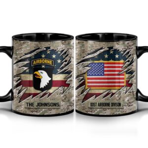 101st Airborne Division Camo Mug Proudly Served…
