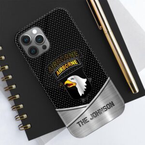 101st Airborne Division Phone Case Custom Your Name And Rank Military Phone Case Veteran Phone Case Military Phone Cases 1 ssxpot.jpg