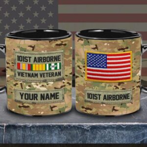 101st Airborne Division Vietnam Veteran Mug, Military…