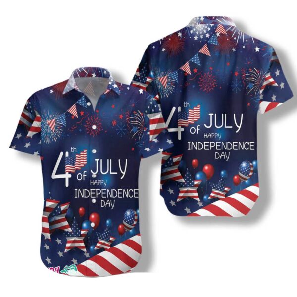 4Th July Us Independence Day Flag Hawaiian Shirt, 4th Of July Hawaiian Shirt, 4th Of July Shirt