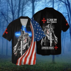4Th Of July American Flag Knight Templar…