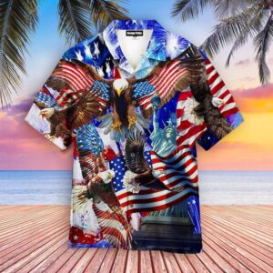 4Th Of July Happy Independence Day Hawaiian Shirt, 4th Of July Hawaiian Shirt, 4th Of July Shirt