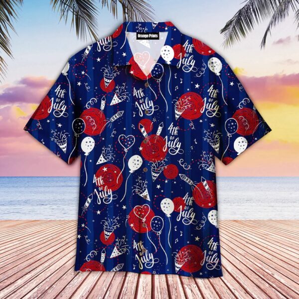 4th Of July Party Seamless Hawaiian Shirt Patriotic, 4th Of July Hawaiian Shirt, 4th Of July Shirt