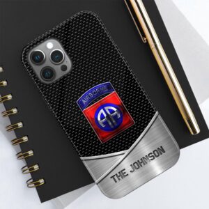 82nd Airborne Phone Case Personalized Your Name…