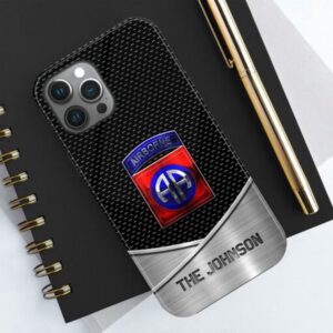 82nd Airborne Phone Case Personalized Your Name And Rank Military Phone Case Veteran Phone Case Military Phone Cases 2 m4s03s.jpg