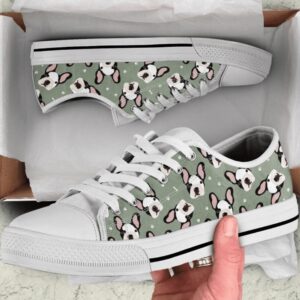 Adorable French Bulldog Themed Men’s Low Top…