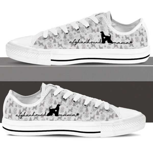 Afghan Hound Low Top Shoes, Designer Low Top Shoes, Low Top Sneakers