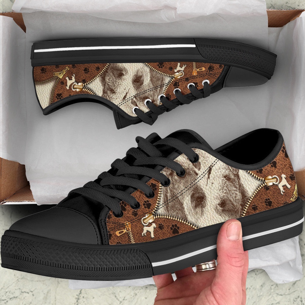 Airedale Terrier Low Top Shoes, Low Top Sneaker, Designer Low Top Shoes, Low Top Sneakers