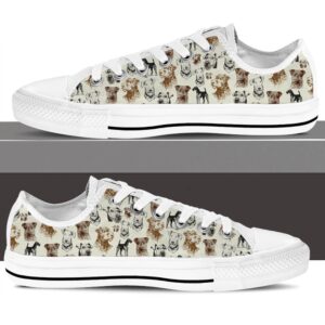 Airedale Terrier Low Top Shoes Sneaker For Dog Walking Designer Low Top Shoes Low Top Sneakers 3 ucnudt.jpg