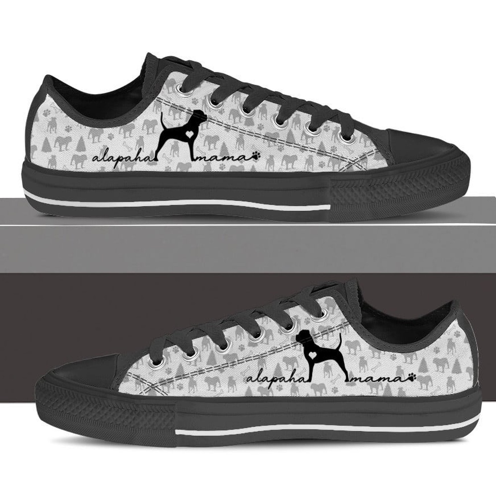 Alapaha Blue Blood Bulldog Low Top Shoes, Designer Low Top Shoes, Low Top Sneakers