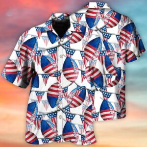 America Independence Day Basic Style Hawaiian Shirt,…