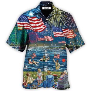 America Independence Day Fun Day Hawaiian Shirt,…