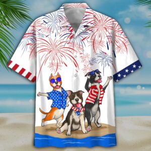 American Staffordshire Terrier Shirts Independence Day Is Coming 4th Of July Hawaiian Shirt 4th Of July Shirt 1 gym9zi.jpg