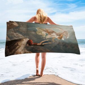 Angel The Way To Heaven Beach Towel,…