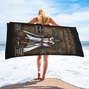 Armor Of God Beach Towel Christian Beach Towel 2 ieeki0.jpg