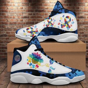 Autism Awareness Be Kind Puzzle Basketball Shoes,…