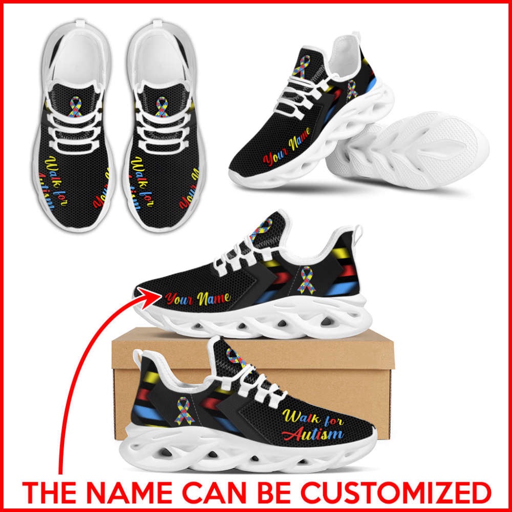 Autism Walk For Simplify Style Flex Control Sneakers, Custom Shoes, Designer Sneakers, Best Running Shoes