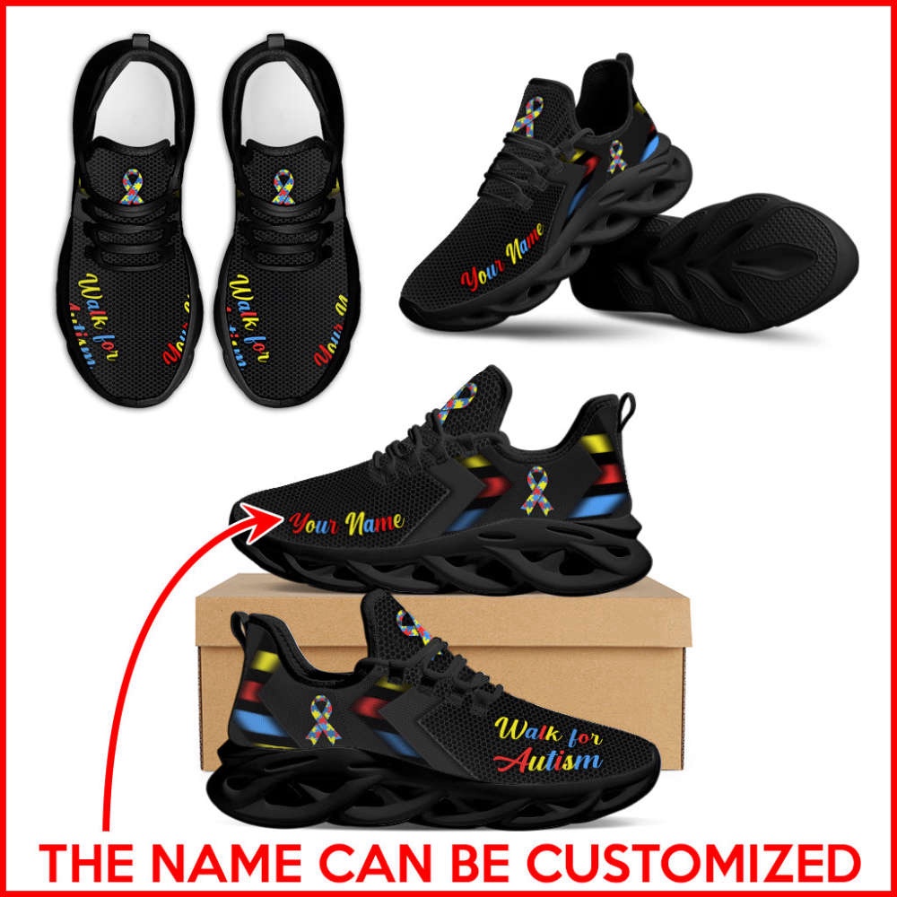 Autism Walk For Simplify Style Flex Control Sneakers, Custom Shoes, Designer Sneakers, Best Running Shoes