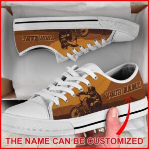 BMX Mountain Personalized Canvas Low Top Shoes Low Top Sneakers Sneakers Low Top 2 ofaer0.jpg