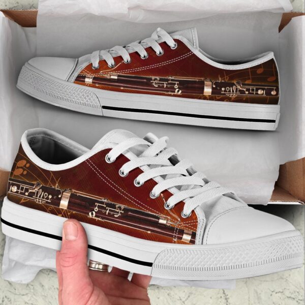Bassoon Music Bg Low Top Music Fashion Shoes Malalan, Low Top Designer Shoes, Low Top Sneakers