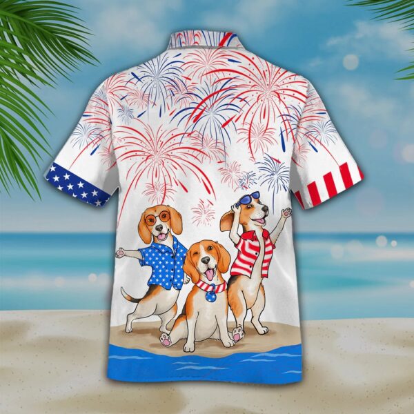 Beagle 4Th Of July Hawaiian Shirt- Independence Day Hawaiian Shirt, 4th Of July Hawaiian Shirt, 4th Of July Shirt