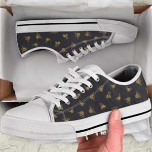 Bee Line Insects Pattern Low Top Shoes…