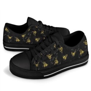 Bee Pattern Low Top Shoes, Low Tops,…