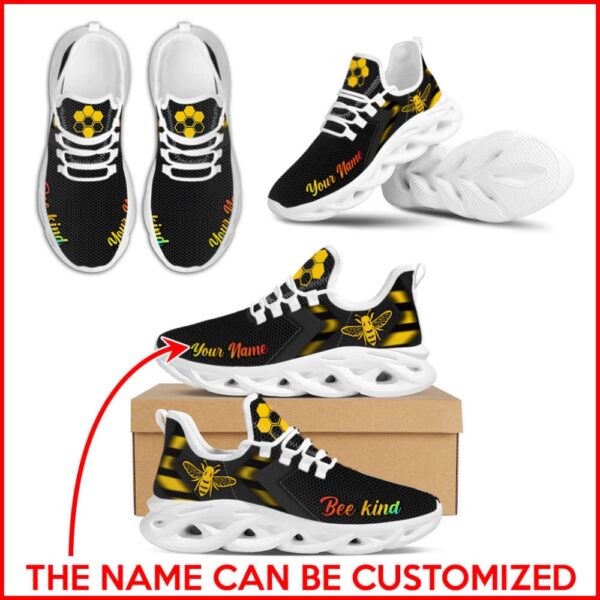 Bee Simplify Style Flex Control Sneakers Custom Fashion Shoes, Max Soul Sneakers, Max Soul Shoes