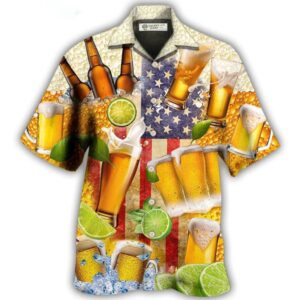 Beer Independence Day America Hawaiian Shirt, 4th…