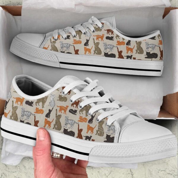 Bengal Cat Lover Shoes Pattern SK Low Top Shoes Canvas Shoes Print Lowtop, Low Top Sneakers, Low Top Designer Shoes