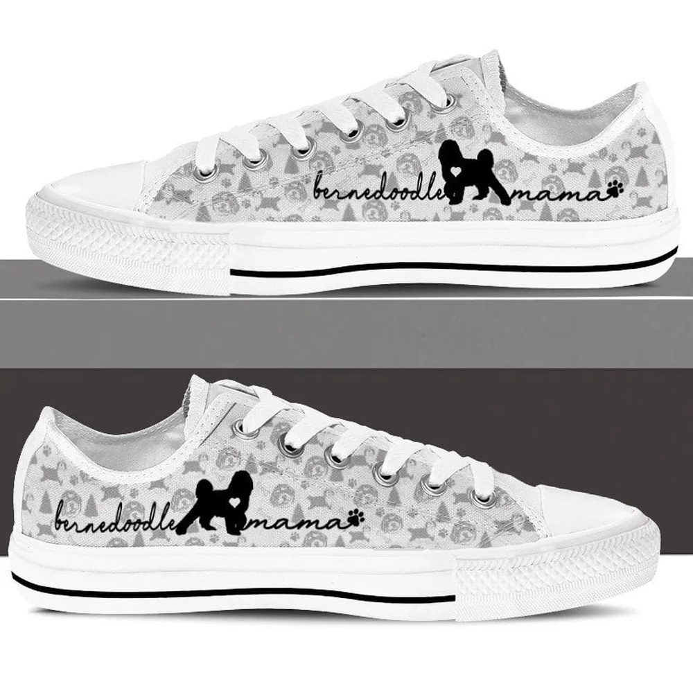 Bernedoodle Low Top Shoes, Designer Low Top Shoes, Low Top Sneakers Bernedoodle Low Top Shoes, Designer Low Top Shoes, Low Top Sneakers