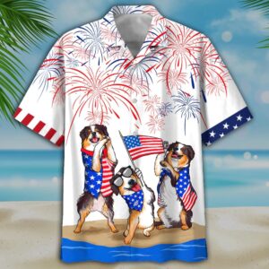 Bernese Mountain Dogs Shirts Independence Day Is Coming 4th Of July Hawaiian Shirt 4th Of July Shirt 1 eg8mr3.jpg