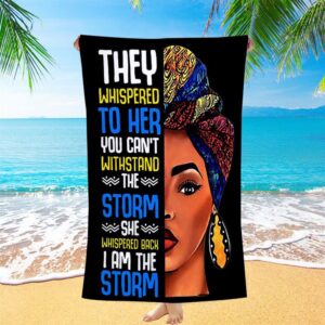 Black African I Am The Storm Beach…