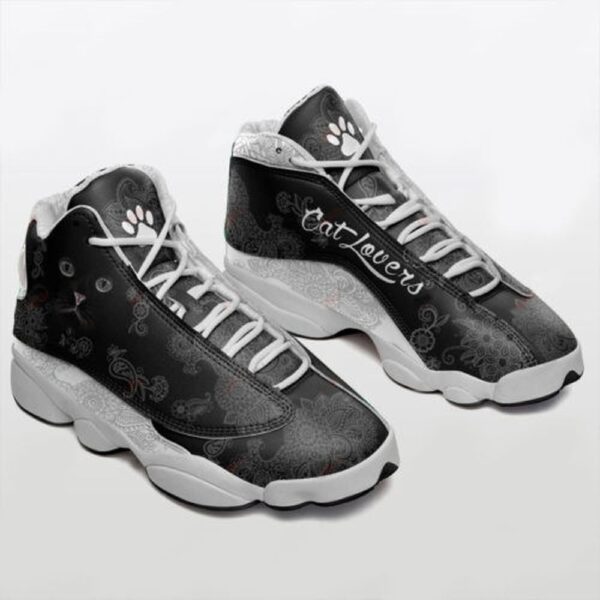 Black Cat Lovers Basketball Shoes, Cat Sneaker, Basketball Shoes, Basketball Shoes 2024