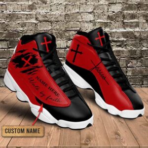 Black Red Walk By Faith Jesus Custom Name Basketball Shoes Christian Basketball Shoes Basketball Shoes 2024 1 pmxzm2.jpg
