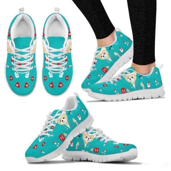 Blue Bear Nurse Women’s Sneakers, Designer Sneakers, Best Running Shoes