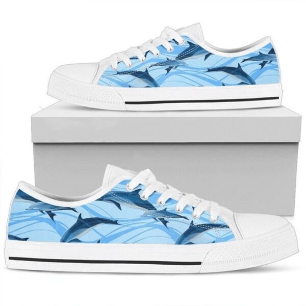 Blue Dolphin Low Top Shoes Unisex Men And Women Low Top, Low Tops, Low Top Sneakers