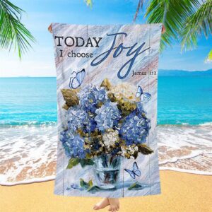 Blue Hydrangea Butterfly Today I Choose Joy…